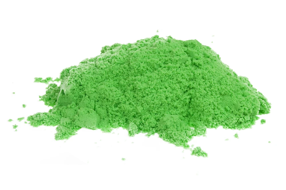 Kinetinis smėlis, 1kg., žalias
