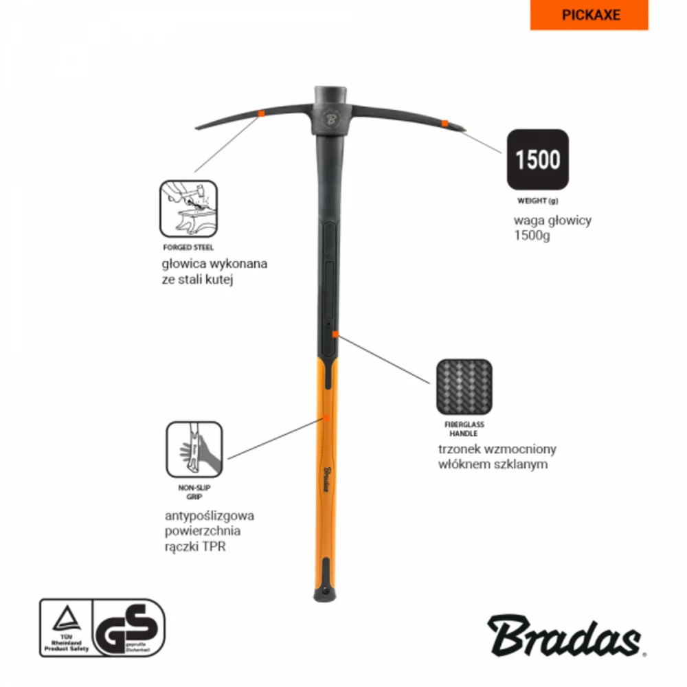 Kirtiklis Bradas FIBERGLASS, 1500 g