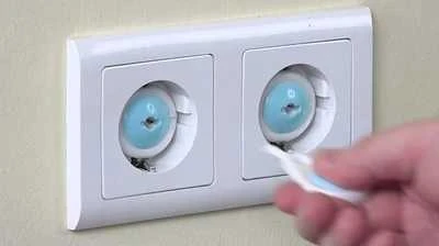 Kištukinių elektros lizdų apsaugos, 6 vnt.