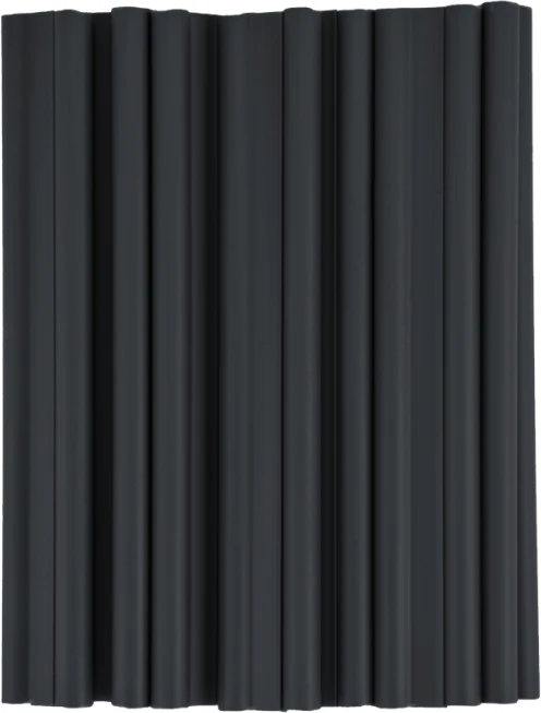 Klipsai tvoros juostai Bradas Solid, 19 cm, 20 vnt., tamsiai pilka