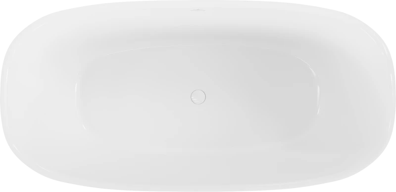 Konglomerato vonia Mexen Como, 150 x 82 cm, Baltas gloss
