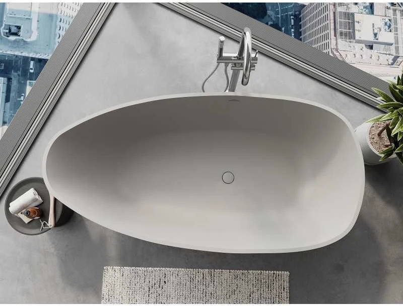 Konglomerato vonia Mexen Imola, 170 x 88 cm, Concrete matt
