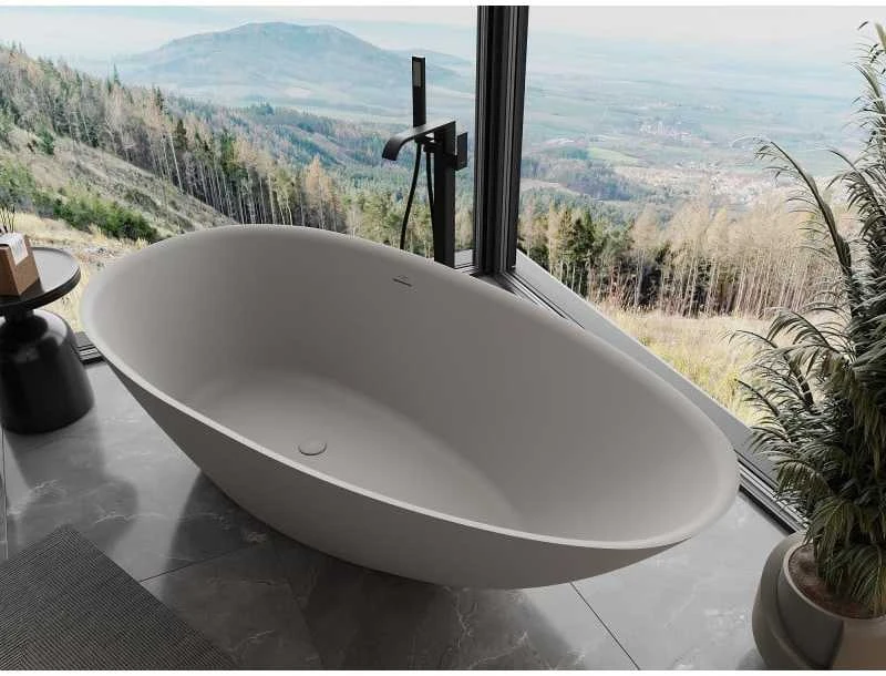 Konglomerato vonia Mexen Milano, 170 x 86 cm, Concrete matt
