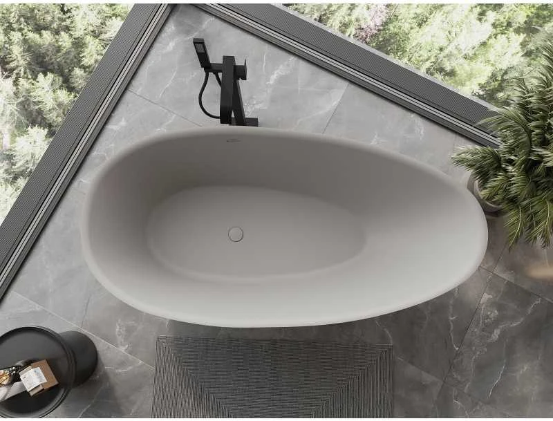 Konglomerato vonia Mexen Milano, 170 x 86 cm, Concrete matt