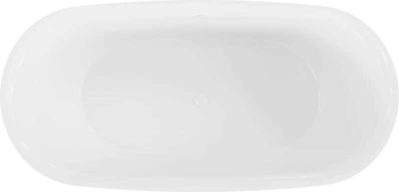 Konglomerato vonia Mexen Siena, 170 x 80 cm, Baltas gloss