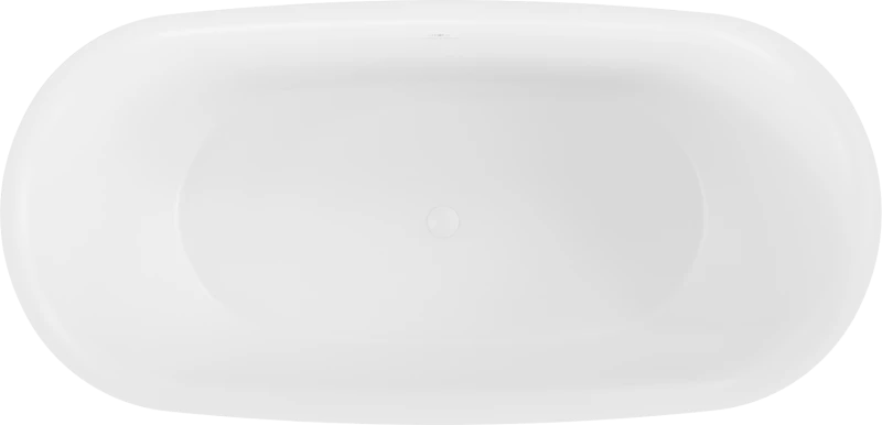 Konglomerato vonia Mexen Siena, 170 x 80 cm, Baltas matt