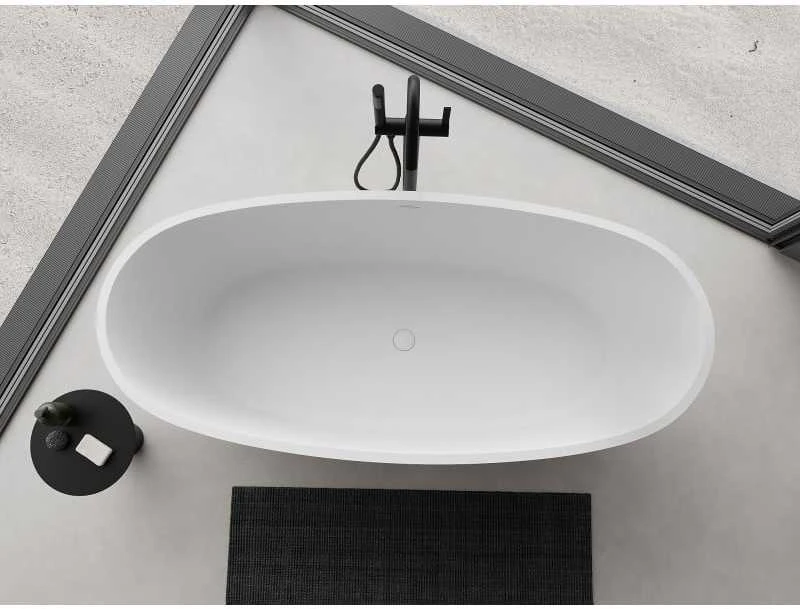 Konglomerato vonia Mexen Torino, 155 x 78 cm, Baltas matt