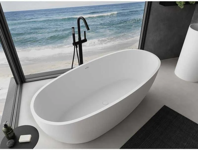 Konglomerato vonia Mexen Torino, 155 x 78 cm, Baltas matt