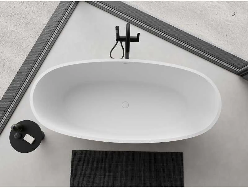 Konglomerato vonia Mexen Torino, 175 x 78 cm, Baltas matt
