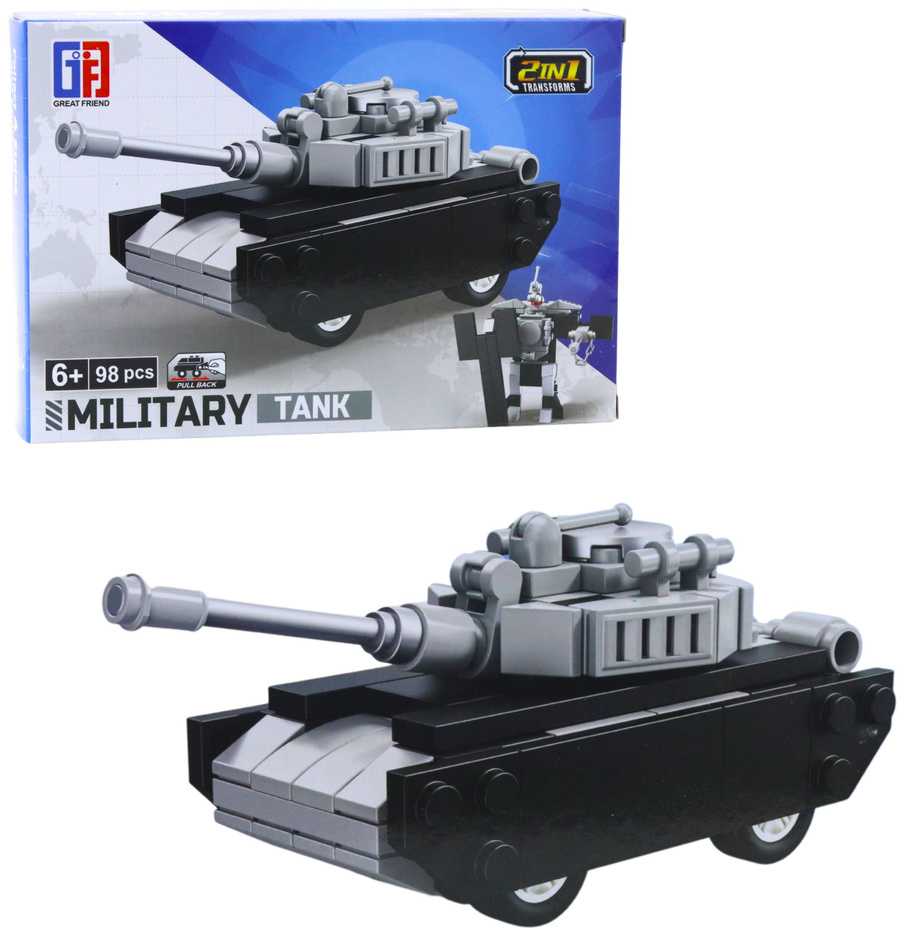Konstrukcinių kaladėlių rinkinys - Military karinė mašina (1 vnt.)