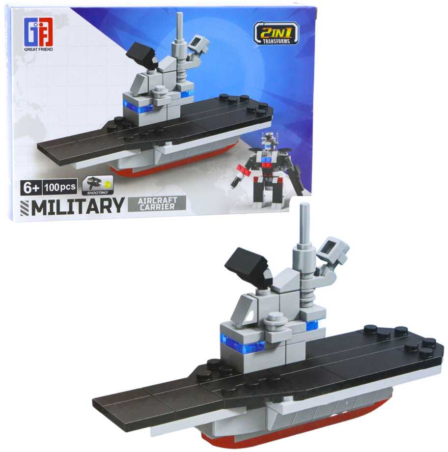 Konstrukcinių kaladėlių rinkinys - Military karinė mašina (1 vnt.)
