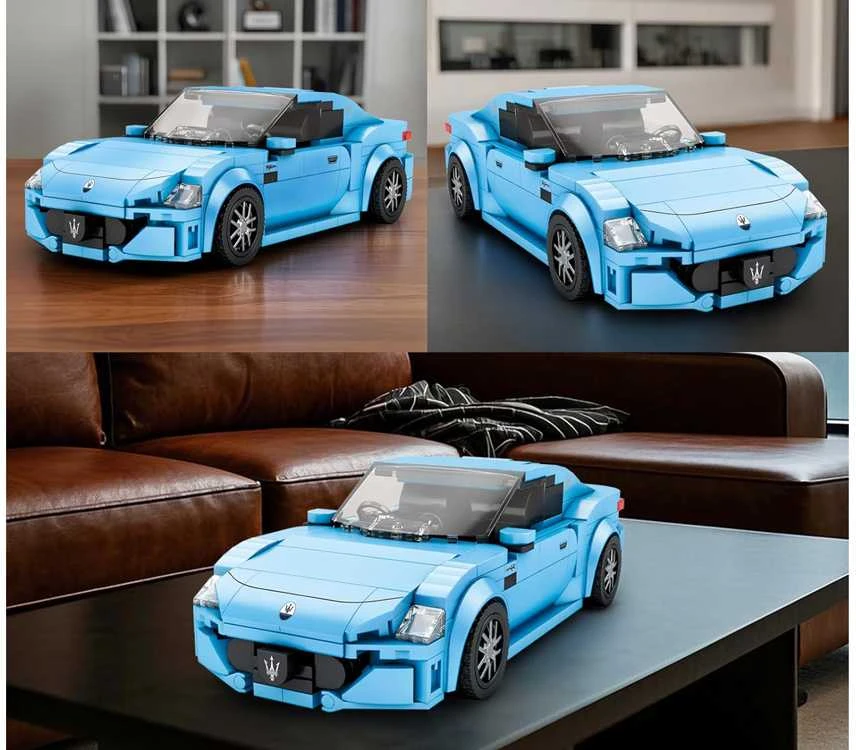 Konstruktoriaus rinkinys "Automobilis Maserati Gran Turismo", 384 el.