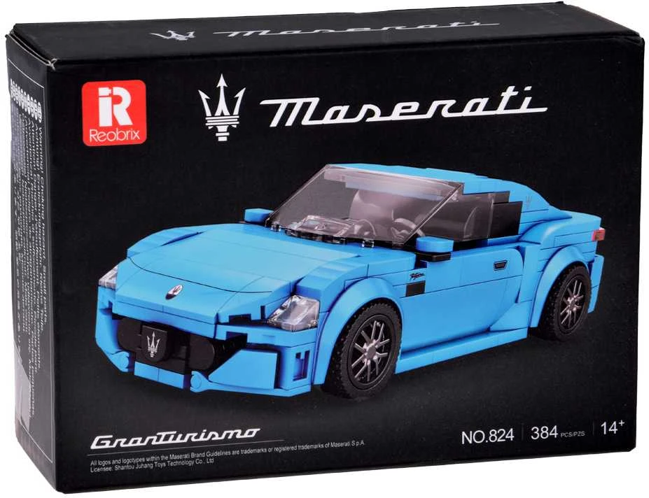 Konstruktoriaus rinkinys "Automobilis Maserati Gran Turismo", 384 el.