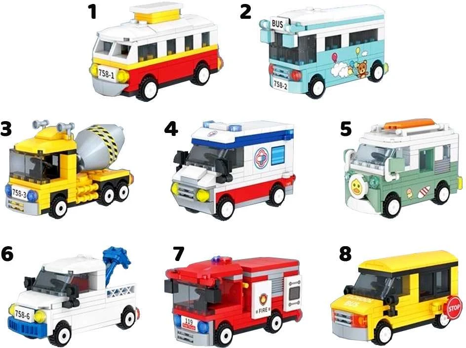Konstruktoriaus rinkinys "CITY VEHICLE" (1 vnt.)