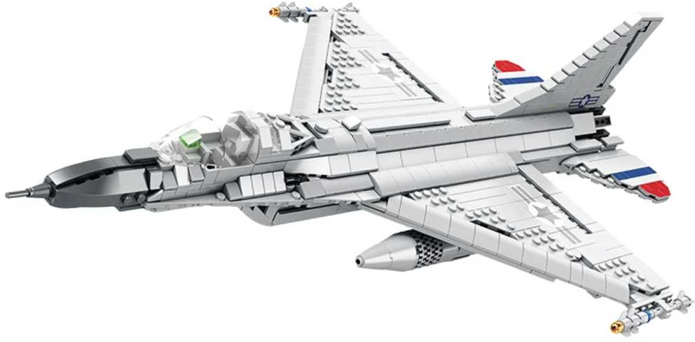 Konstruktoriaus rinkinys „F-16 Fighting Falcon“ naikintuvas, 1427 el.