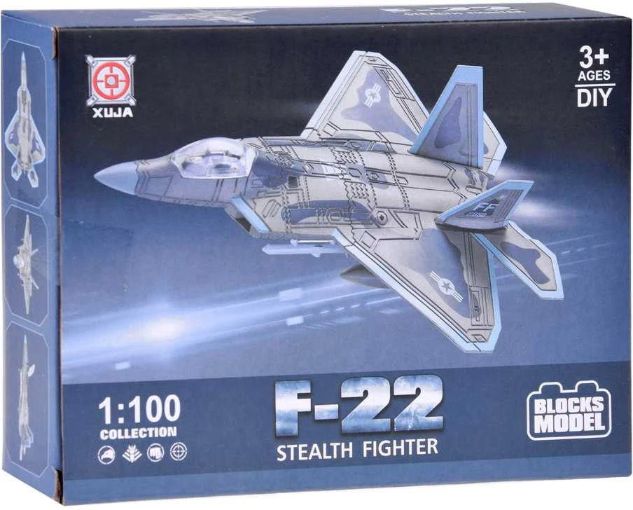 Konstruktoriaus rinkinys - lėktuvas F-22