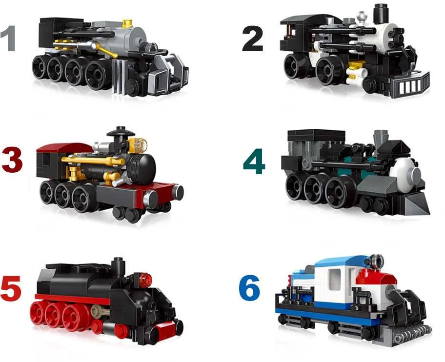 Konstruktoriaus rinkinys "Mini traukinys" (1 vnt.)