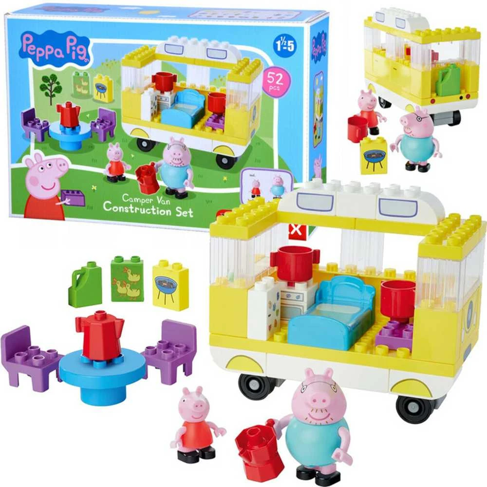 Konstruktoriaus rinkinys Peppa Pig kemperis, 52 el.