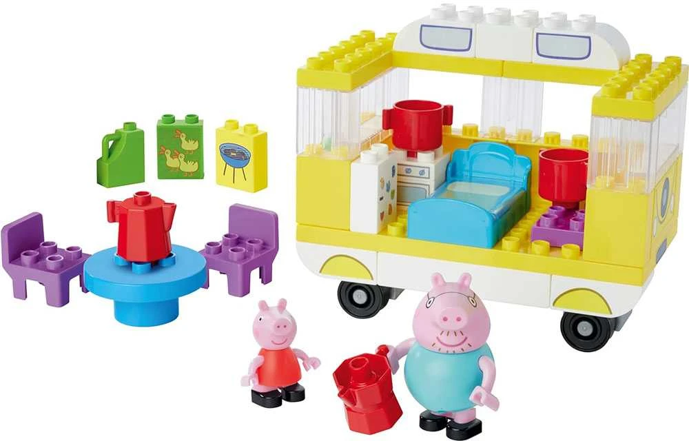 Konstruktoriaus rinkinys Peppa Pig kemperis, 52 el.