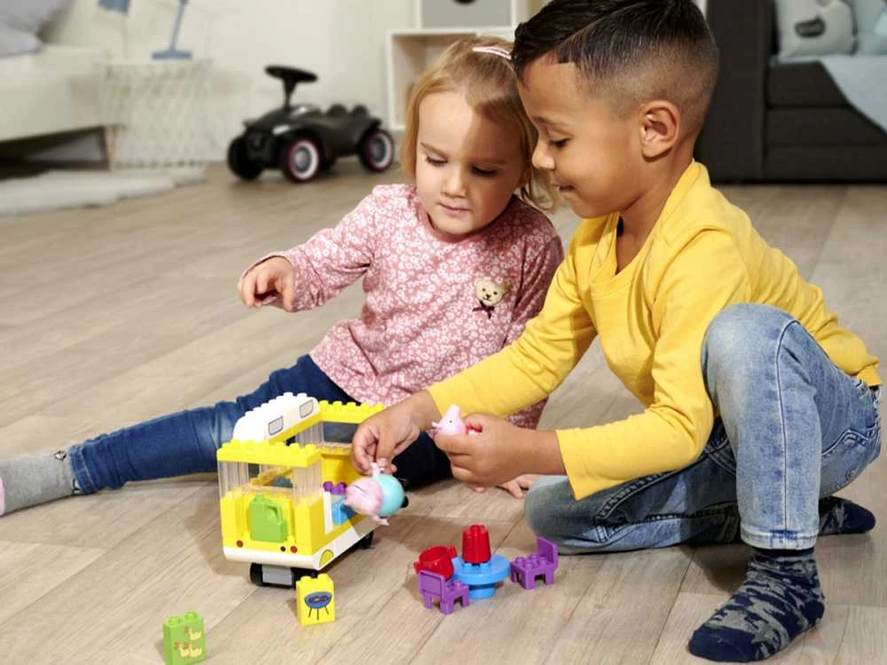 Konstruktoriaus rinkinys Peppa Pig kemperis, 52 el.