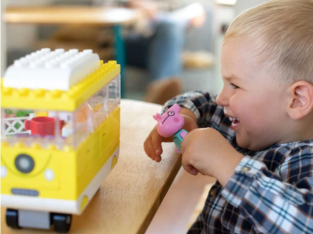 Konstruktoriaus rinkinys Peppa Pig kemperis, 52 el.