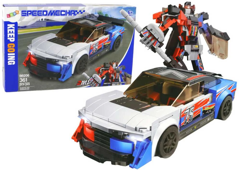 Konstruktoriaus rinkinys Sportinis automobilis - robotas, 361 vnt.