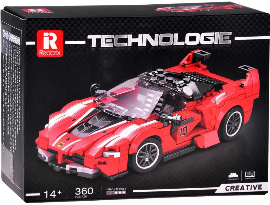 Konstruktoriaus rinkinys "Sportinis automobilis", 360 el.