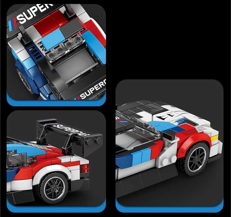 Konstruktoriaus rinkinys "Supercar" 363 el.