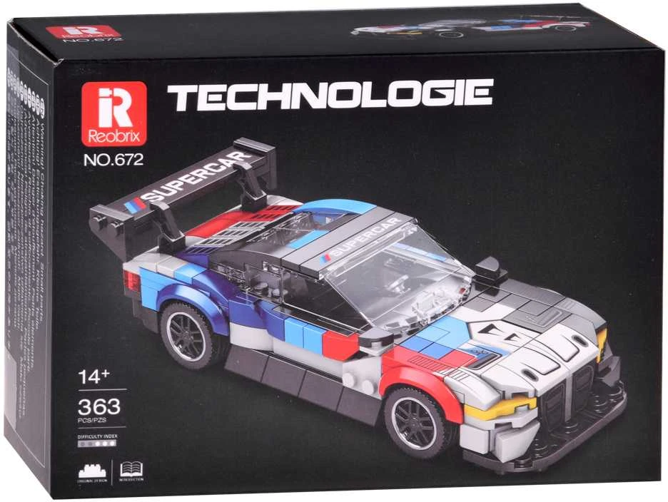 Konstruktoriaus rinkinys "Supercar" 363 el.