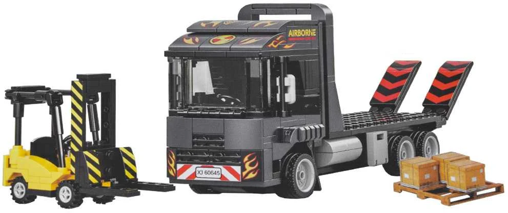 Konstruktoriaus rinkinys "Transporto priemonės", 404 el.