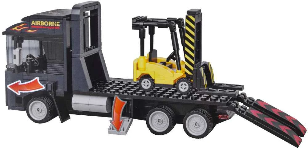 Konstruktoriaus rinkinys "Transporto priemonės", 404 el.