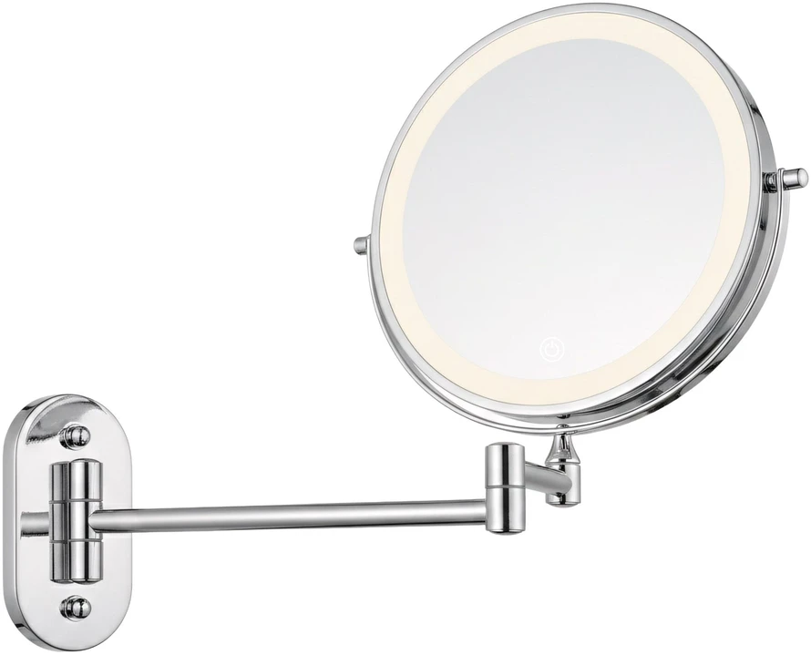 Kosmetinis veidrodis su LED Glow, Chrome
