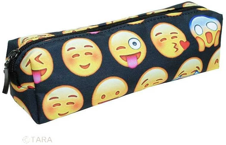 Kuprinė Emoji su penalu, juoda