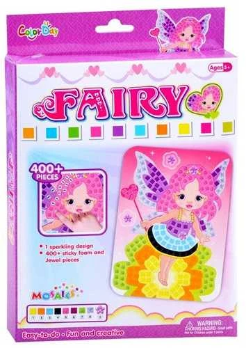 Kūrybinė lipdukų mozaika Fairy