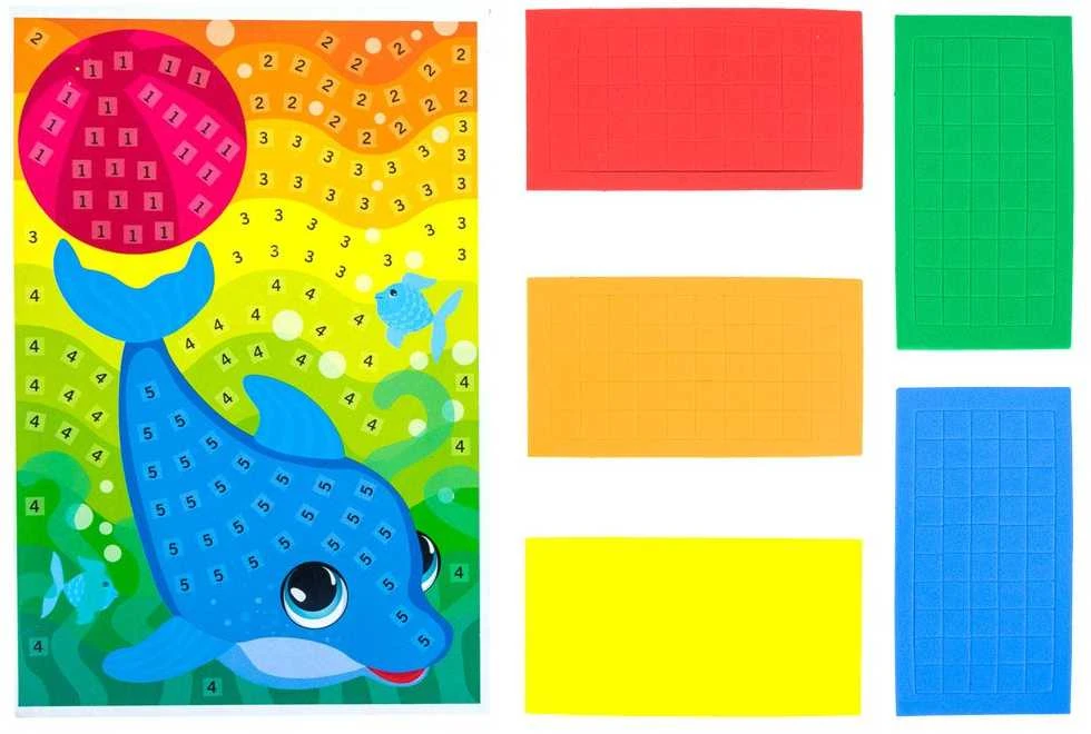 Kūrybinė mozaika Dolphin