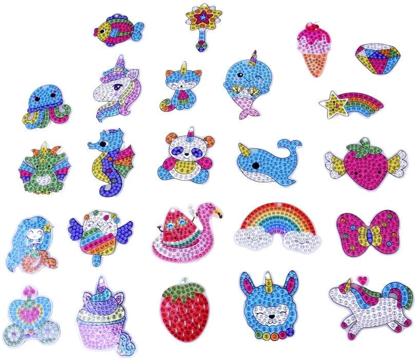 Kūrybinis Advento kalendorius "Surprise Gem Keychains"