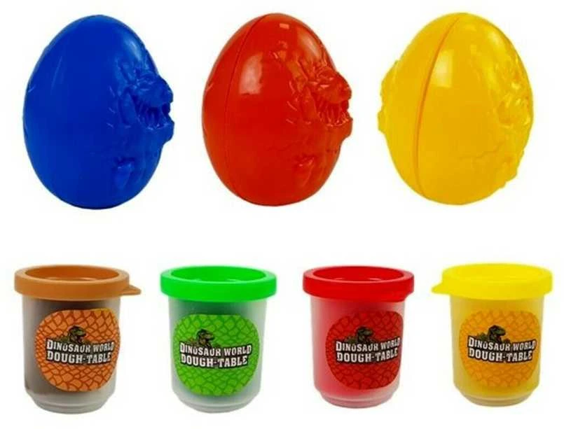 Kūrybinis plastilino rinkinys Dinosaur Dough, 12 d.