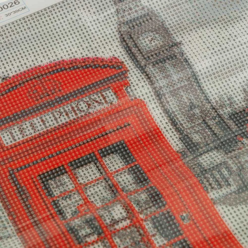 Kūrybinis rinkinys - deimantinė mozaika 3D "London"