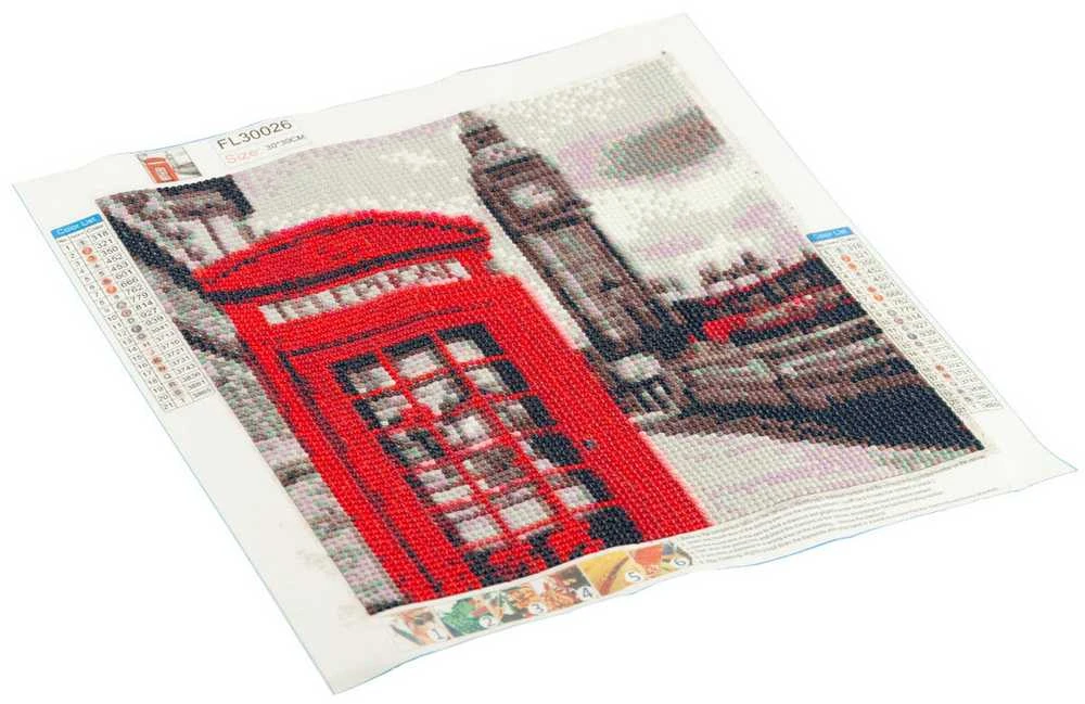 Kūrybinis rinkinys - deimantinė mozaika 3D "London"