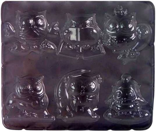 Kūrybinis rinkinys "Lovely Owls" magnetukams iš gipso gaminti