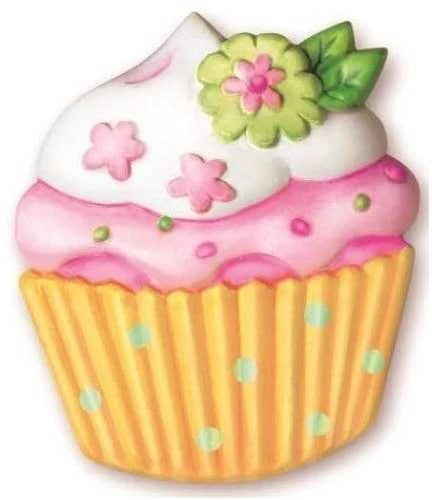 Kūrybinis rinkinys magnetukams iš gipso gaminti "Cupcake"