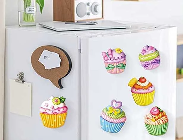 Kūrybinis rinkinys magnetukams iš gipso gaminti "Cupcake"