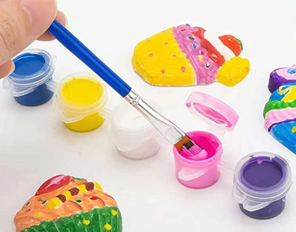 Kūrybinis rinkinys magnetukams iš gipso gaminti "Cupcake"