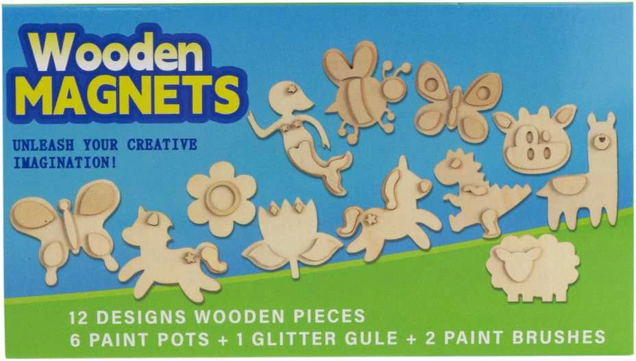 Kūrybinis rinkinys mediniams magnetukams gaminti