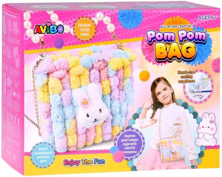 Kūrybinis rinkinys "Pom Pom Bag"