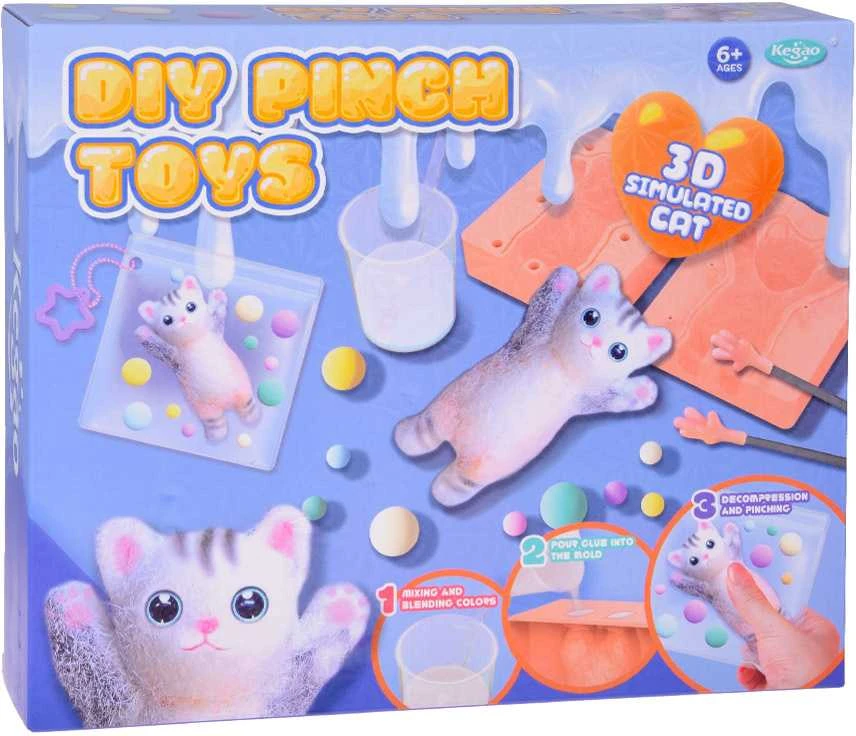 Kūrybinis rinkinys raktų pakabuko "3D Simulated Cat" gamybai