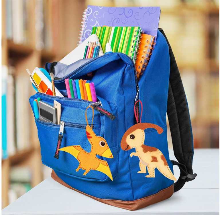 Kūrybinis siuvimo rinkinys iš veltinio "Dinozaurų pasaulis"