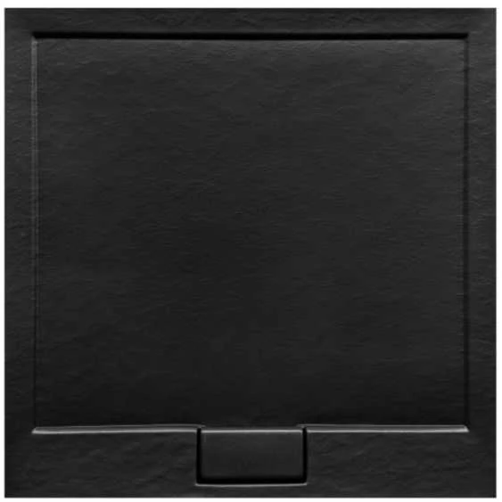Kvadratinis dušo padėklas Besco Axim UltraSlim Stone Effect New, 80 x 80 x 4,5 cm