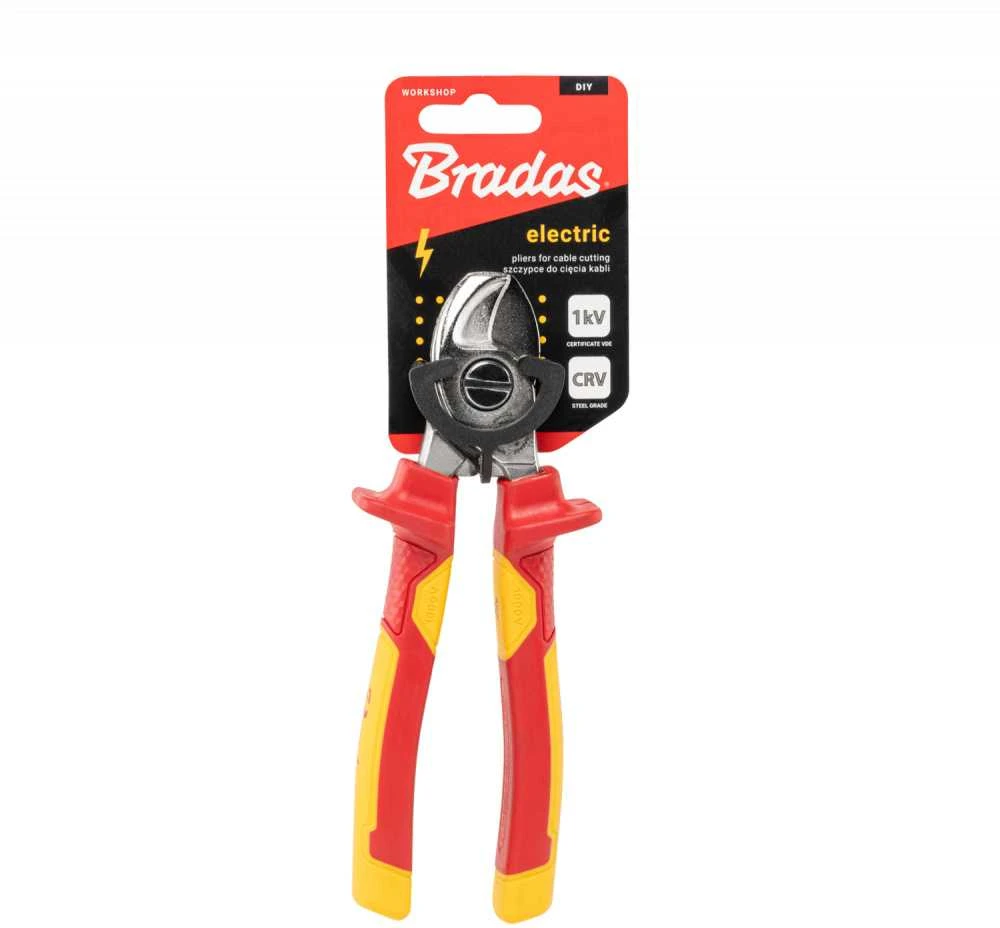 Laidų pjovimo replės Bradas ELECTRIC HOME & GARAGE, 175 mm 1 kV VDE