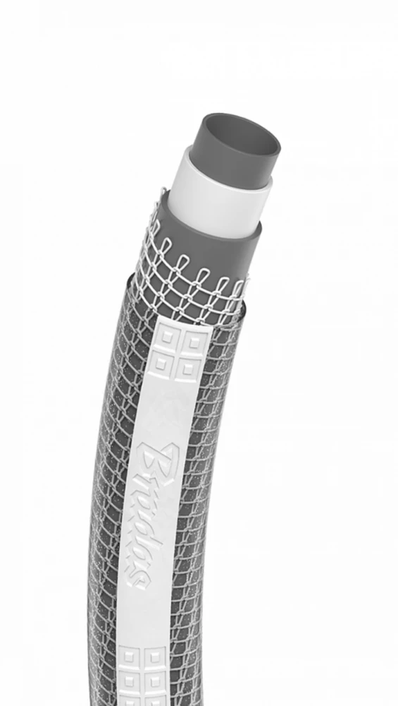 Laistymo žarna Bradas NTS Baltas Sidabrinis, 1/2 " - 20 m
